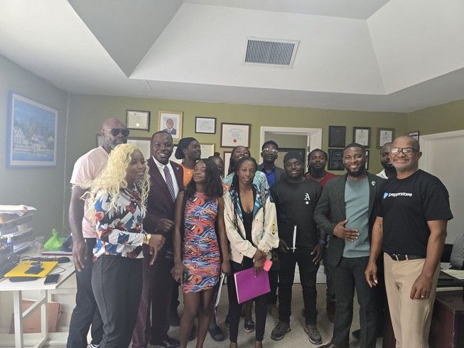 Participants at an office training session